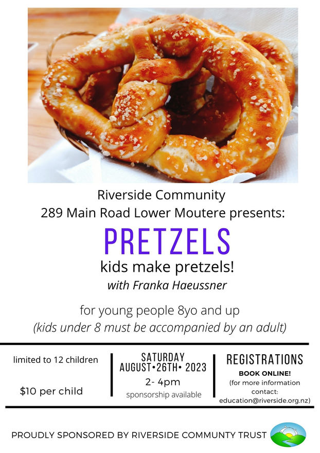 Make Pretzels: Baking Workshop for Kids (8 years +)