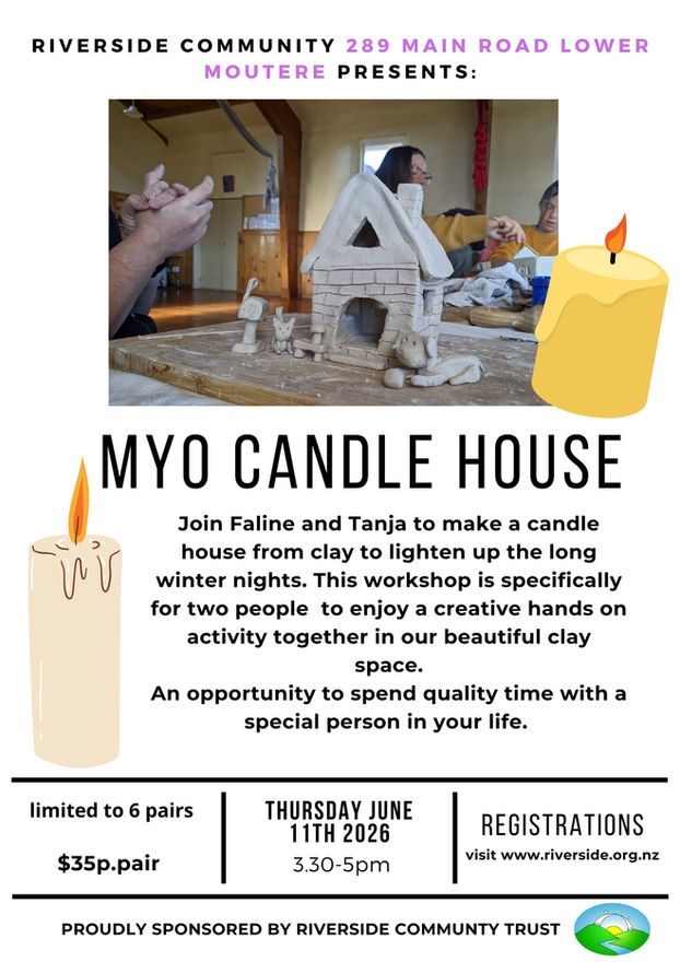 Make a Candle House from Clay (Pair Workshop)