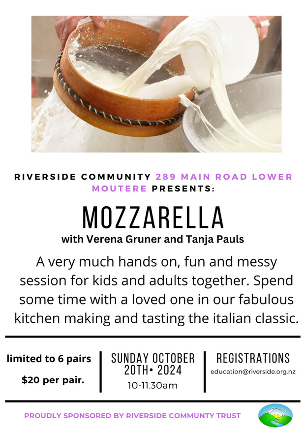 Make Mozzarella - A Workshop for Adult-Child Pairs