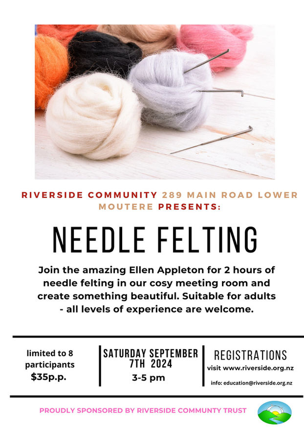 Needle Felting for all Levels