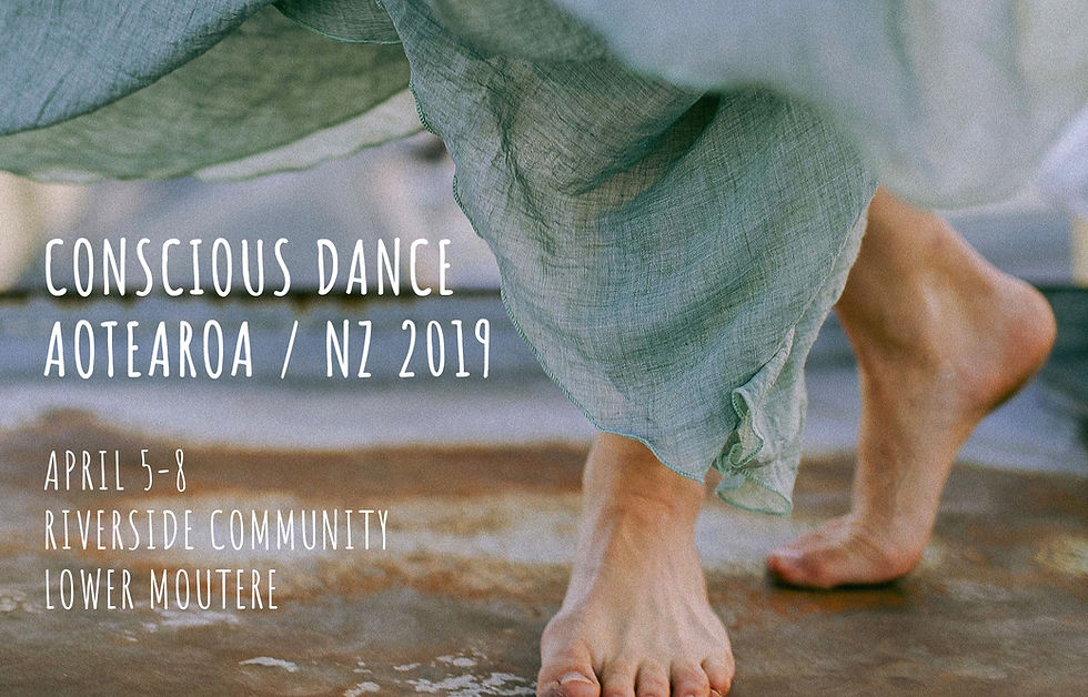 Conscious dance aotearoa poster