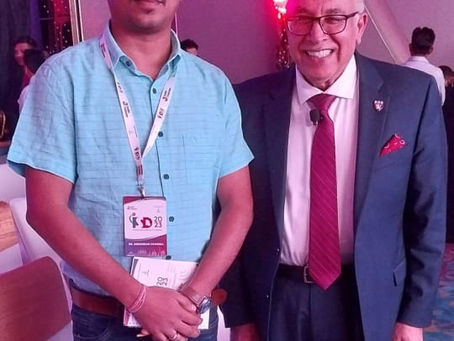 Dr. A. Chandra is With Prof. O. HAMDY, Harvard Medical, USA in Conference meet.