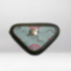 Aztec print crossbody bag with snake design and the word