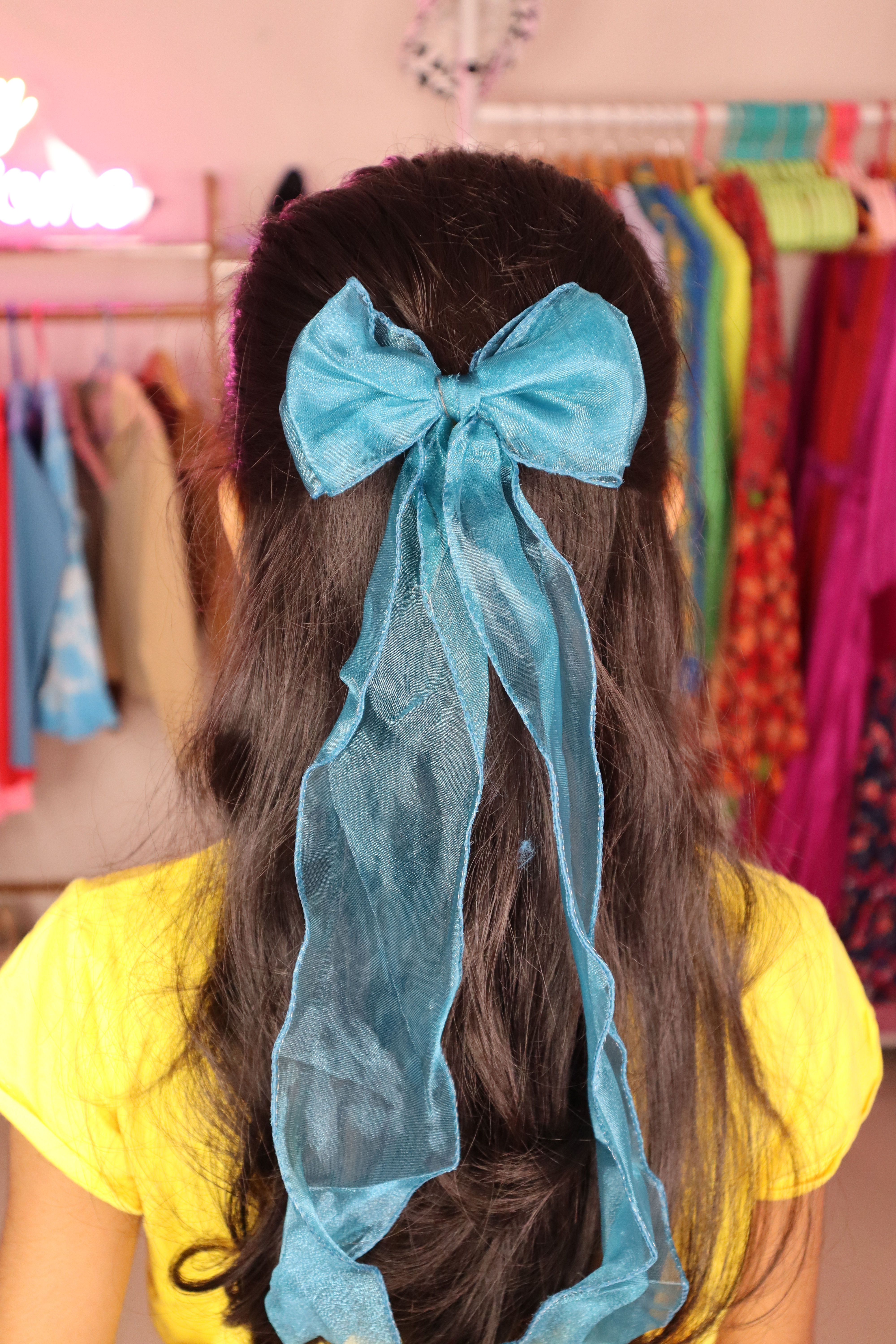 Teal Dreamy Bow