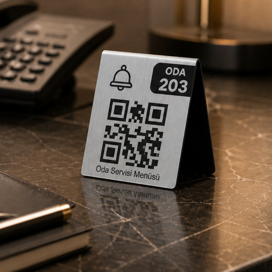 Otel oda QR menü