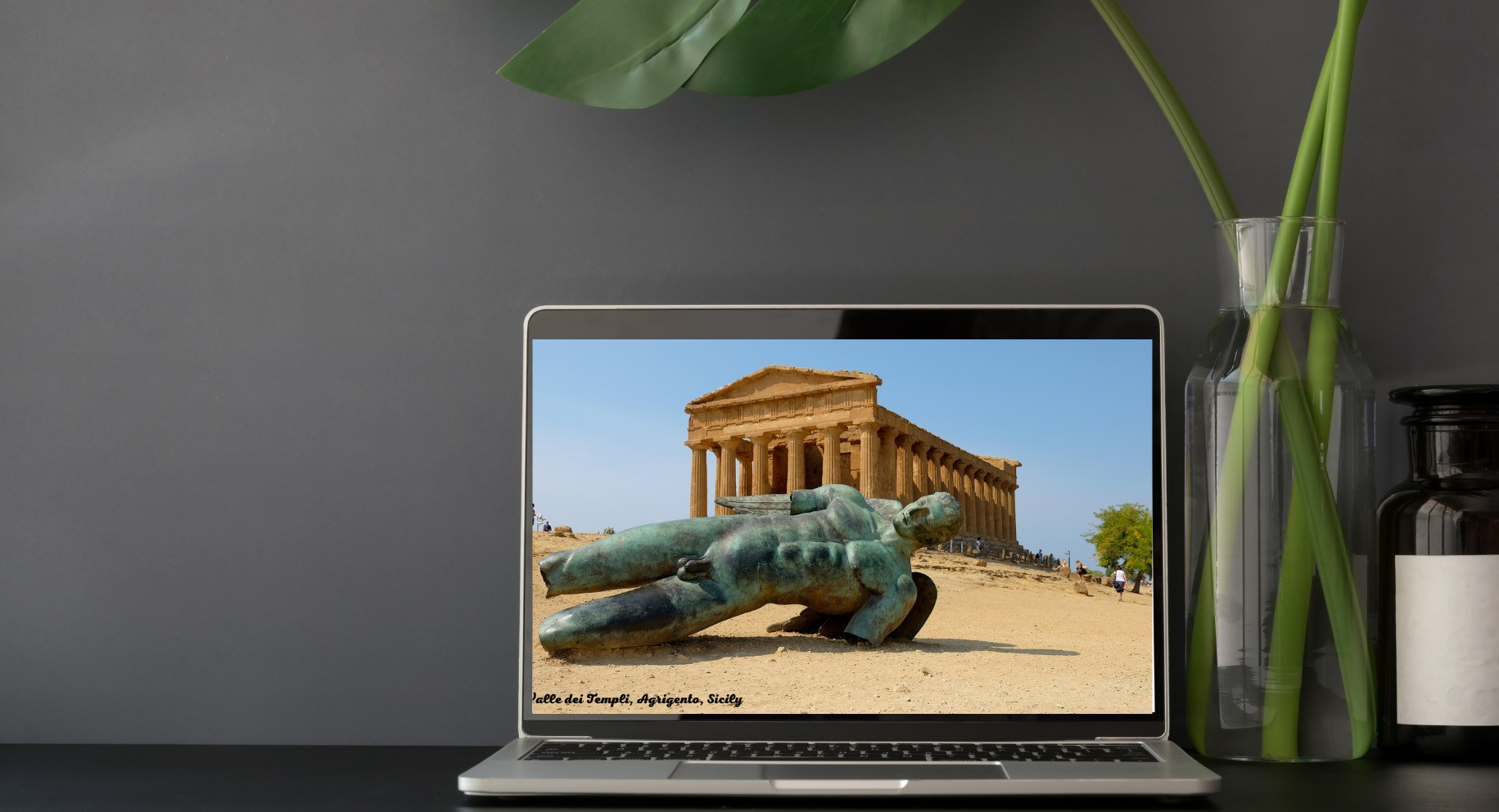 Valle dei Templi, Sicily laptop wallpaper