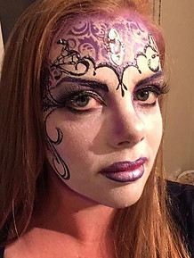 Glamourween face paint