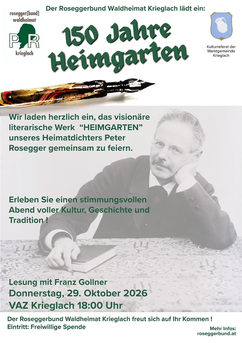 150 Jahre „Heimgarten“ – ein besonderes Jubiläum in Krieglach