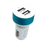 Thumbnail: USB Double Car Charger Adapter - Assorted