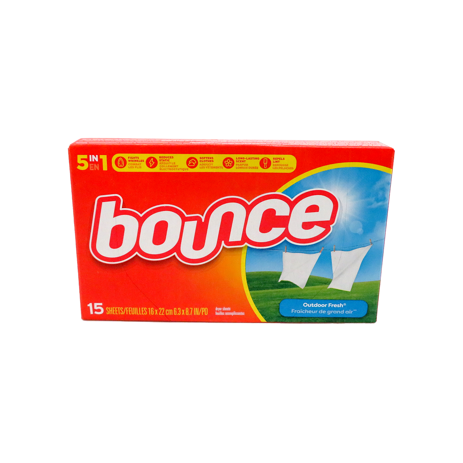 Bounce Dryer Sheets - 15 sheets