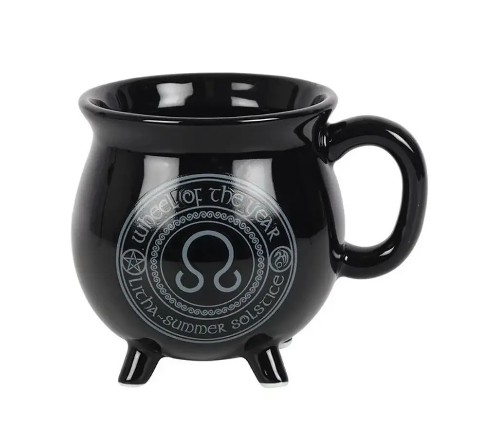 Thumbnail: Colour Changing Cauldron Mug by Anne Stokes Dragons of the Sabbats