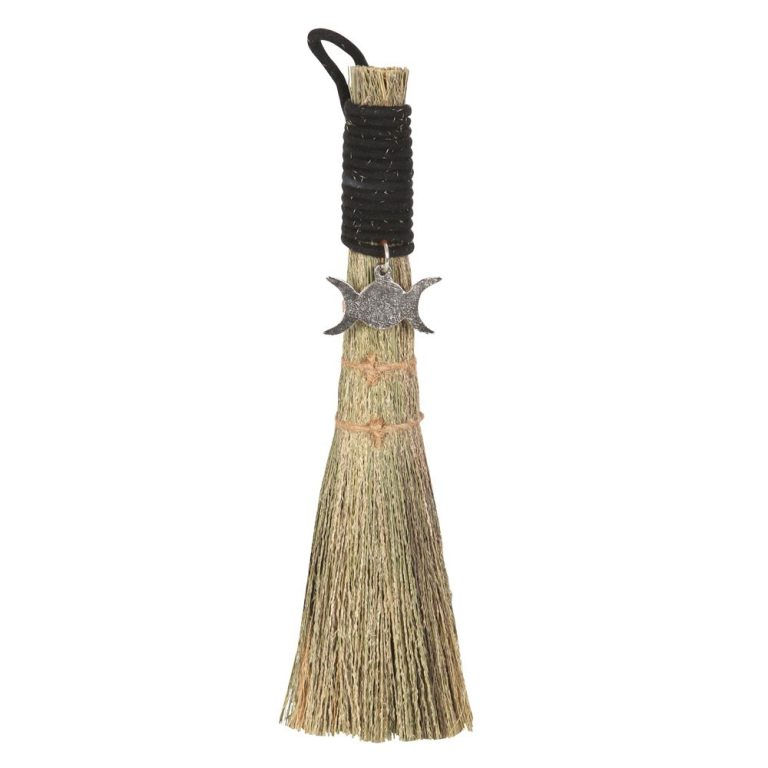 Thumbnail: Witch Broom with charm (20cm)