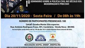 TODO POLICIAL CIVIL DE MINAS GERAIS PRECISA PARTICIPAR!