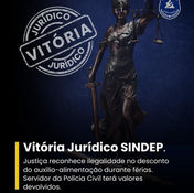 VITÓRIA DO SINDEP/MG – JUSTIÇA RECONHECE ILEGALIDADE EM DESCONTO DE AUXÍLIO-ALIMENTAÇÃO