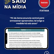 PC de Zema anuncia central para armazenar apreensões; lei exige a medida há seis anos