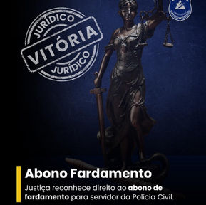 Mais uma vitória do Jurídico do SINDEP!