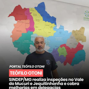 O Sindicato dos Escrivães de Polícia e Oficiais Investigadores da Polícia Civil de Minas Gerais iniciou, nesta semana, uma série de visitas institucionais e inspeções técnicas nas regiões dos Vales