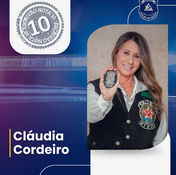 No mês da Mulher, nossa homenagem no quadro “Escrivã Nota 10” vai para a escritora Cláudia Cordeiro