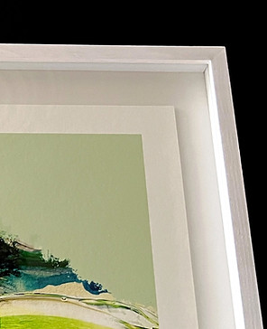 Float mounted glazed frame