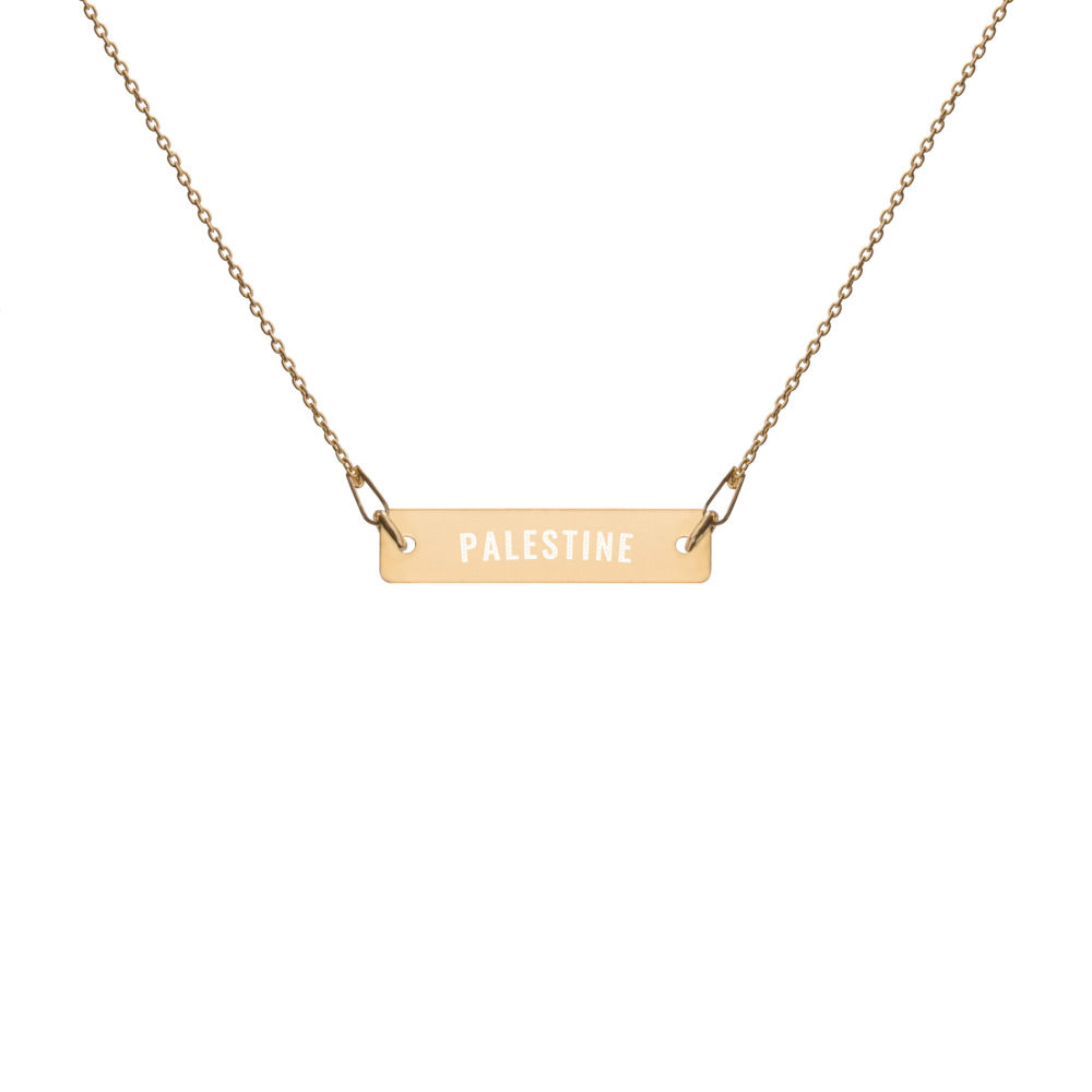 PALESTINE Engraved Chains -
