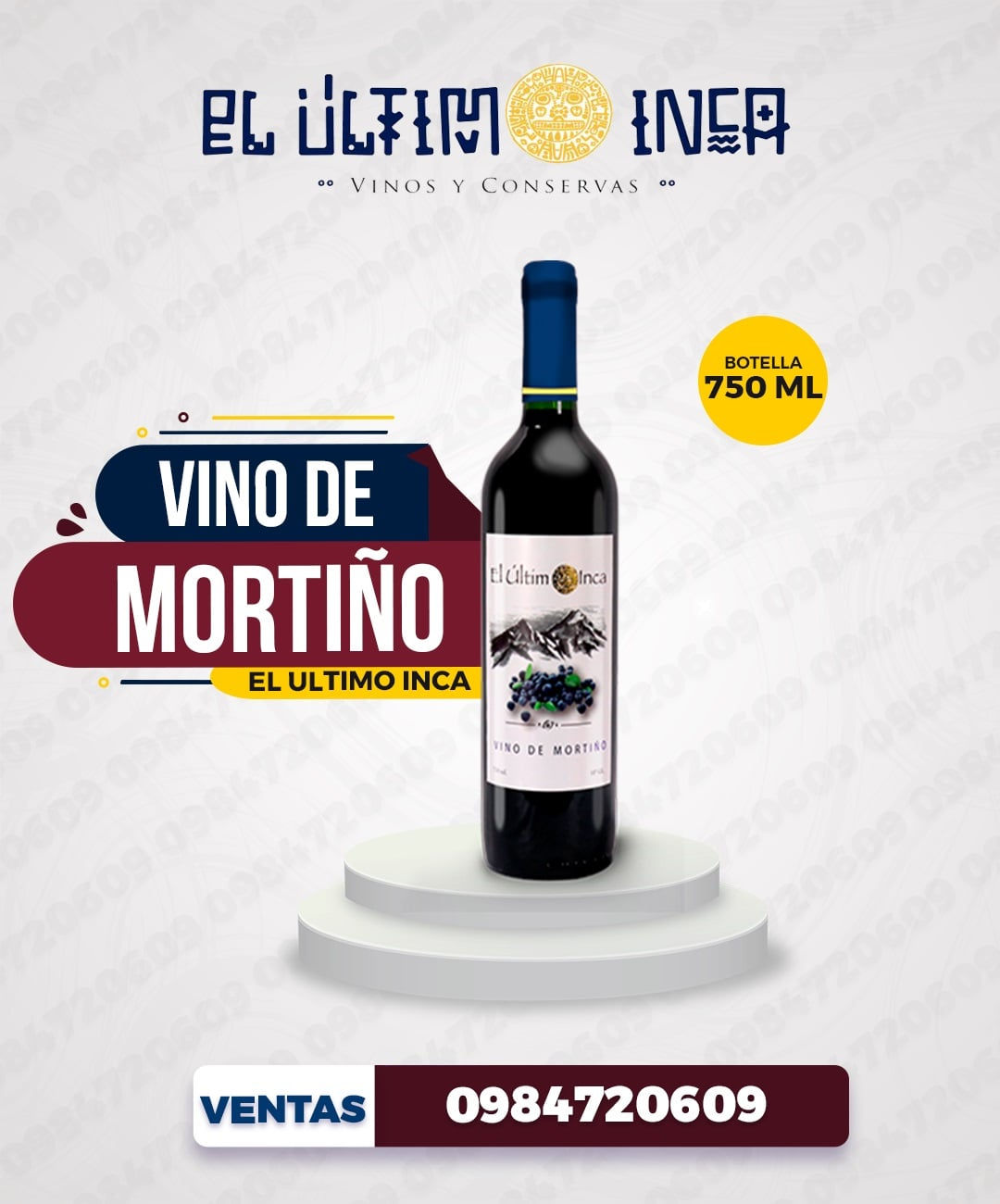 Vino de mortiño - 750 ml