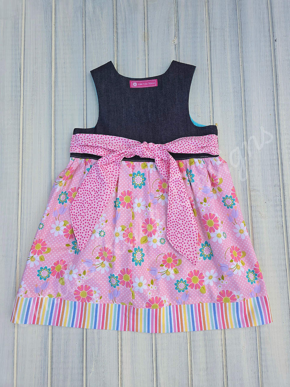 Thumbnail: Floral Charm Sash Dress