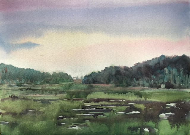 WATERCOLOR IN WELLFLEET with Wennie Huang, 2 Days: Saturday, July 31 & August 1, 9:30 am-1 pm