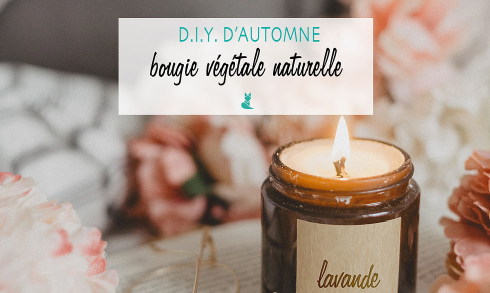 diy bougie vegetale naturelle tookki