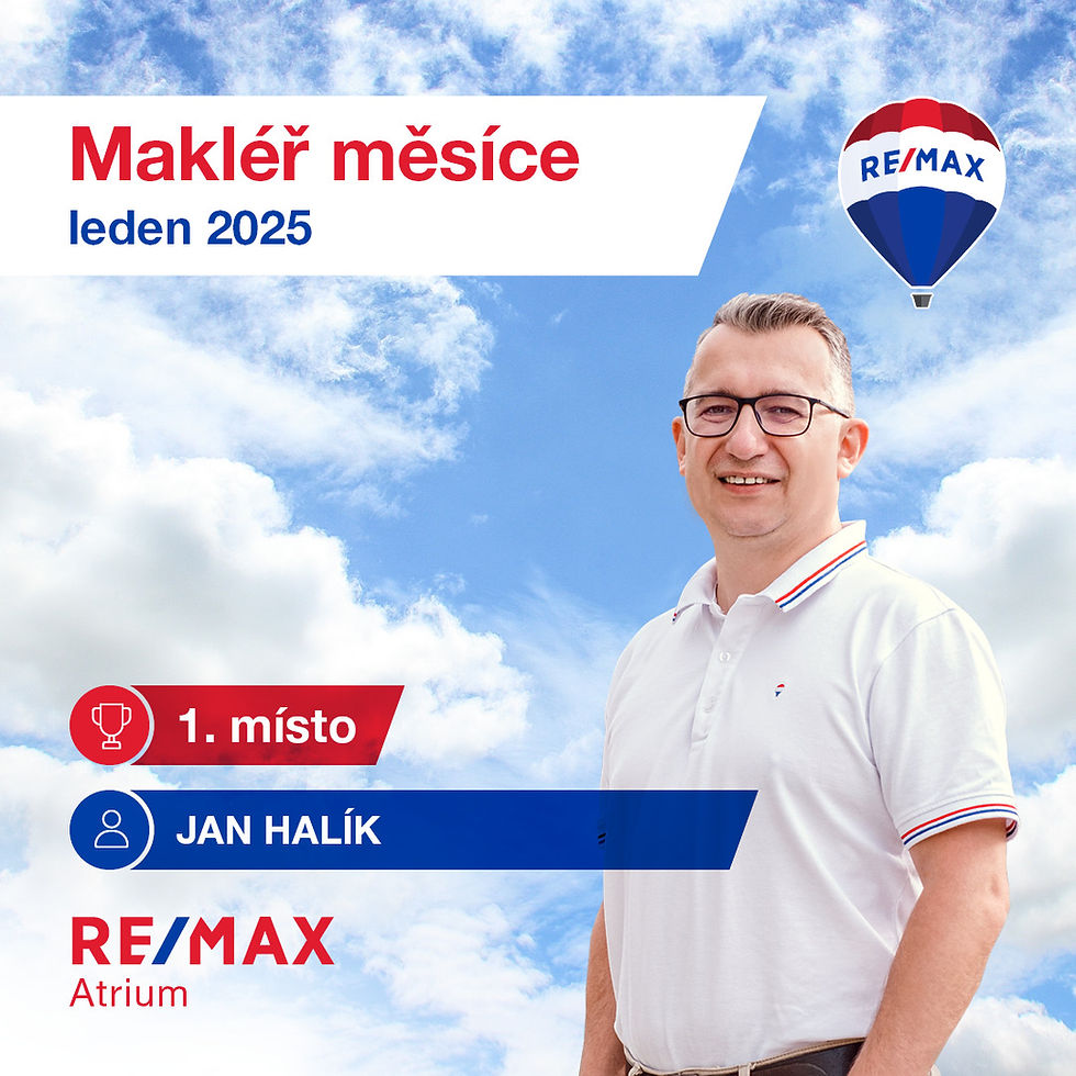 Jan Halík - real estate agent - REMAX Atrium
