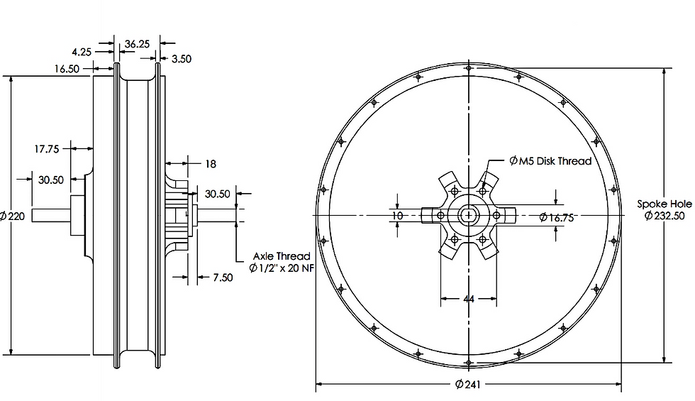 Miniatura: Motor Crystalyte trasero HT 3540 2000w (Bici)