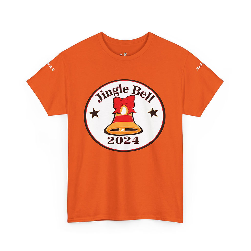 Thumbnail: Jingle Bell Men Heavy Cotton Tee