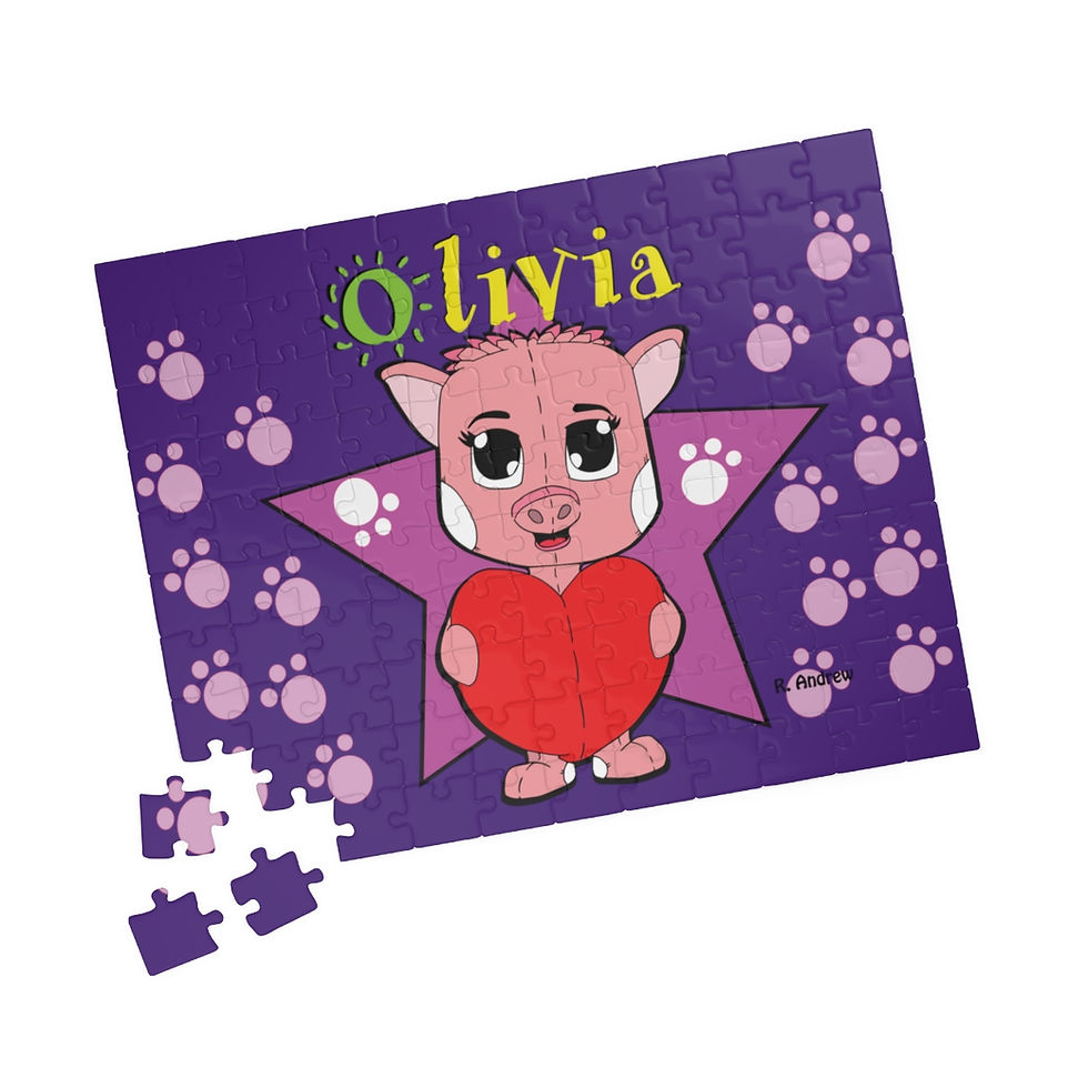 Thumbnail: Olivia Pig Puzzle (110, 252, 500, 1014-piece)