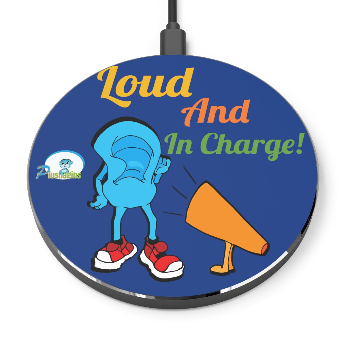 Blue Ear Loud Wireless Charger