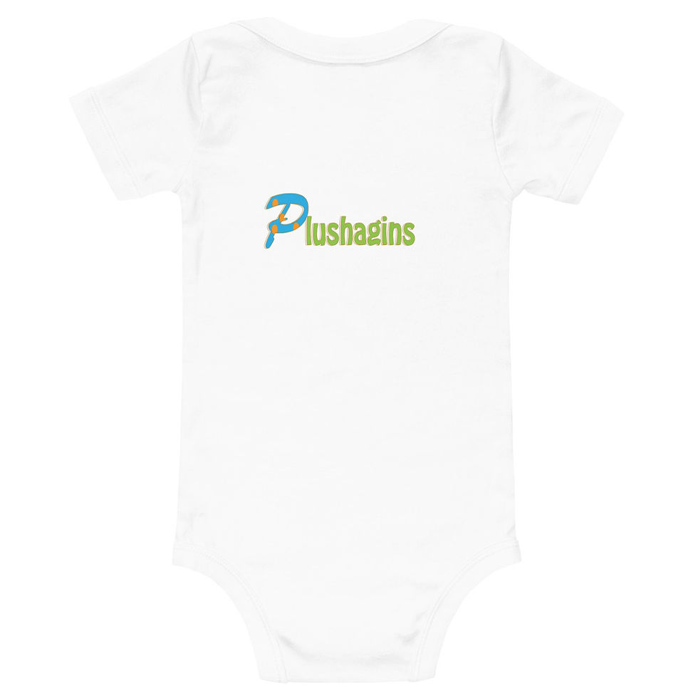 Thumbnail: Angel Panda Baby short sleeve one piece