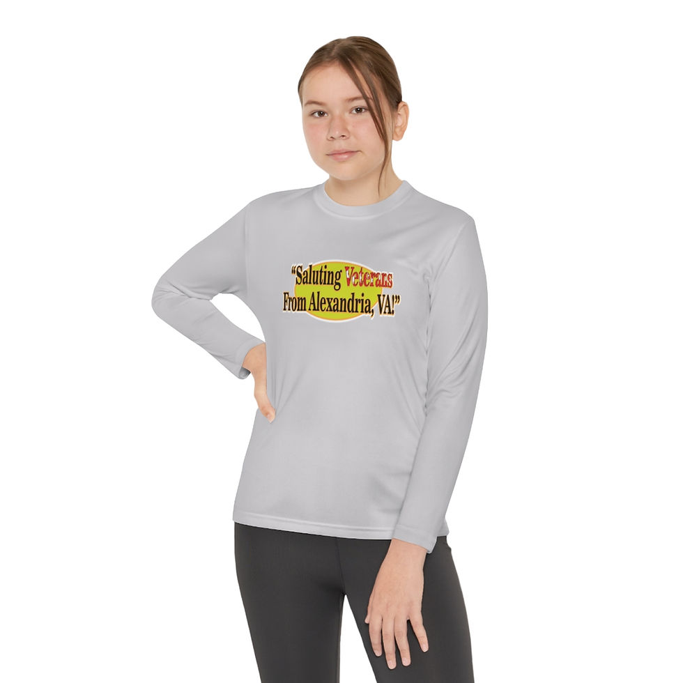 Thumbnail: Saluting Veterans Youth Long Sleeve Competitor Tee