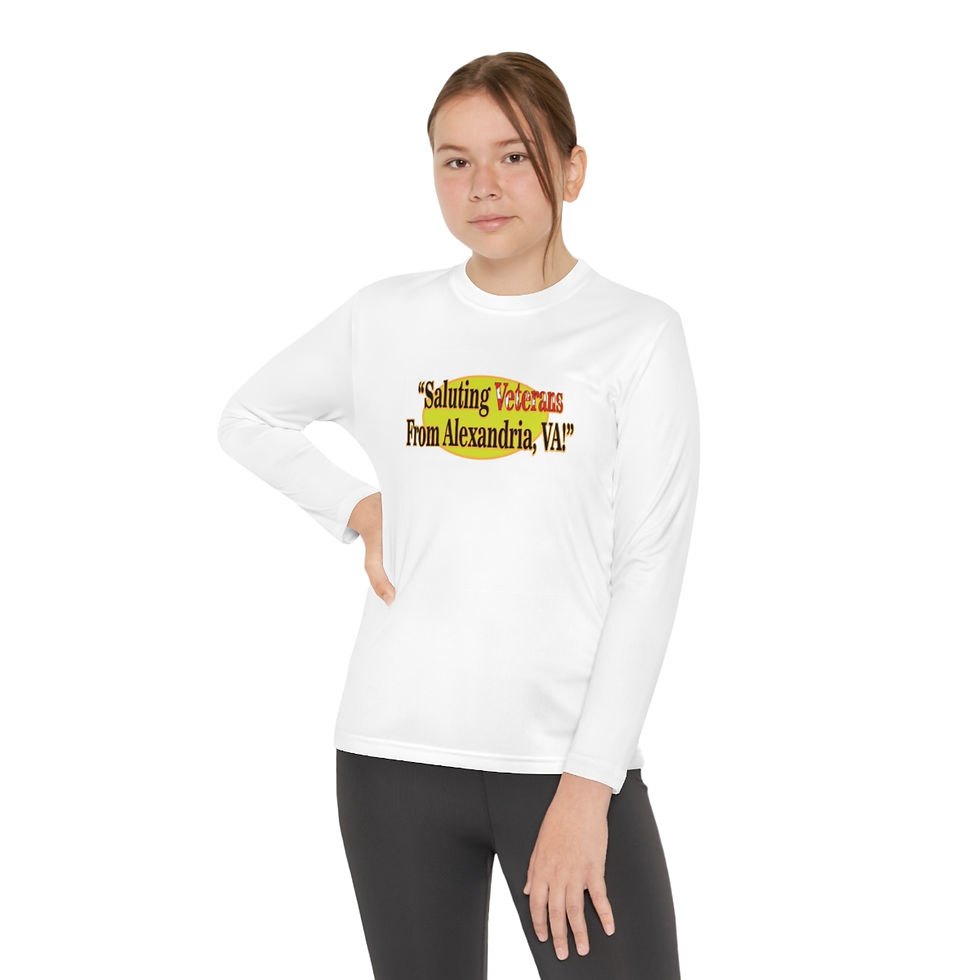 Thumbnail: Saluting Veterans Youth Long Sleeve Competitor Tee