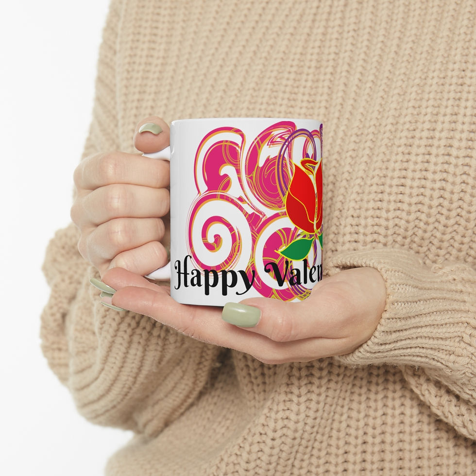 Thumbnail: Happy valentine's Day Ceramic Mug 11oz