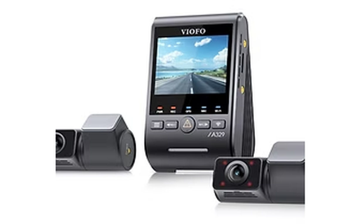 VIOFO A329S 3CH — 4K + 2K + 2K Fisheye Dashcam