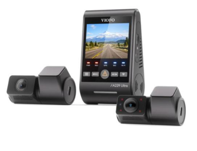 VIOFO A229 Ultra 3CH 4K+4K+1080p Fisheye dashcam — supplied and installed in Brisbane