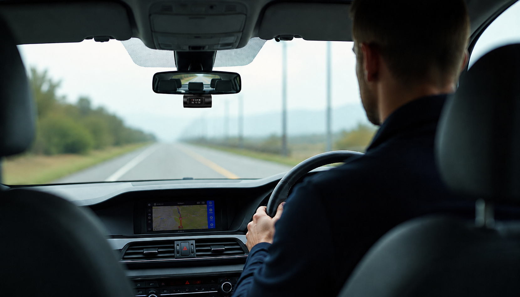Professionally installed dashcam with hidden wiring, Brisbane