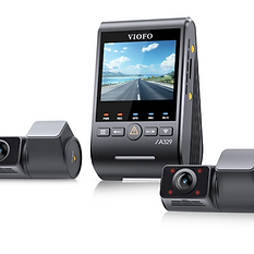 VIOFO A329S 3CH 4K front and rear dashcam available in Perth