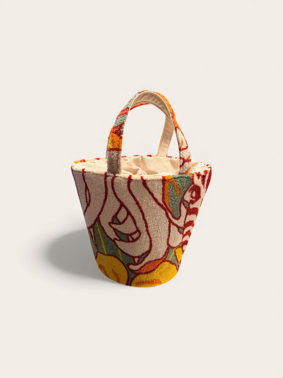 Thumbnail: The Tropical Zebra Bucket tote 