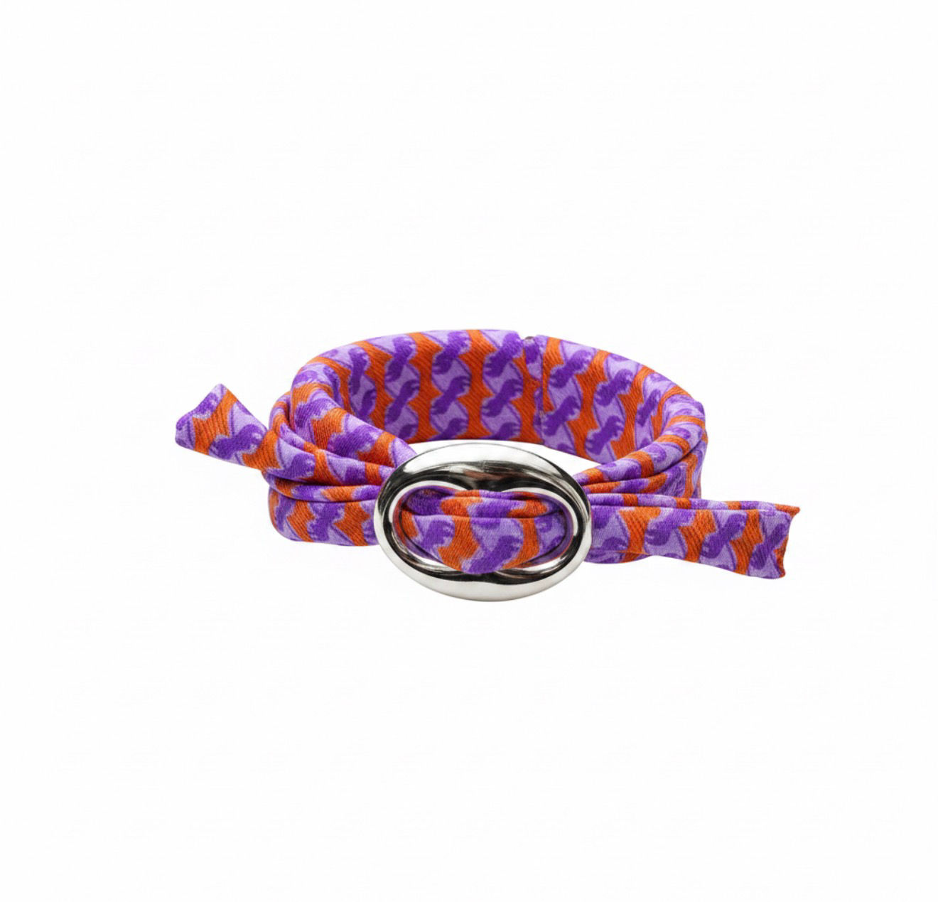 The Saddle Silk Wrap Bracelet