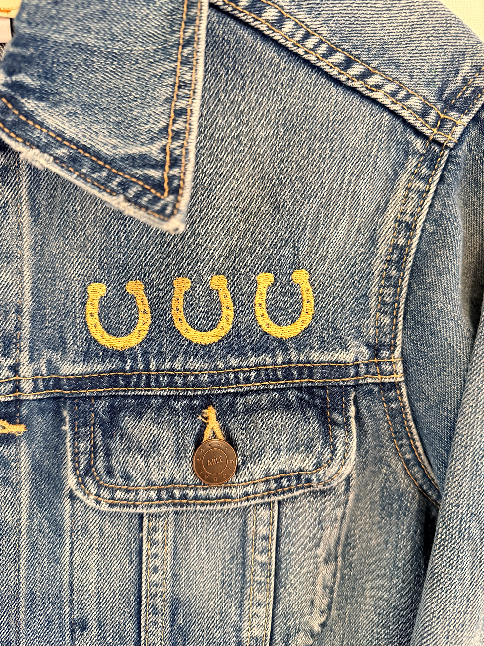 Thumbnail: Le Cavalier Re-done Denim Jacket