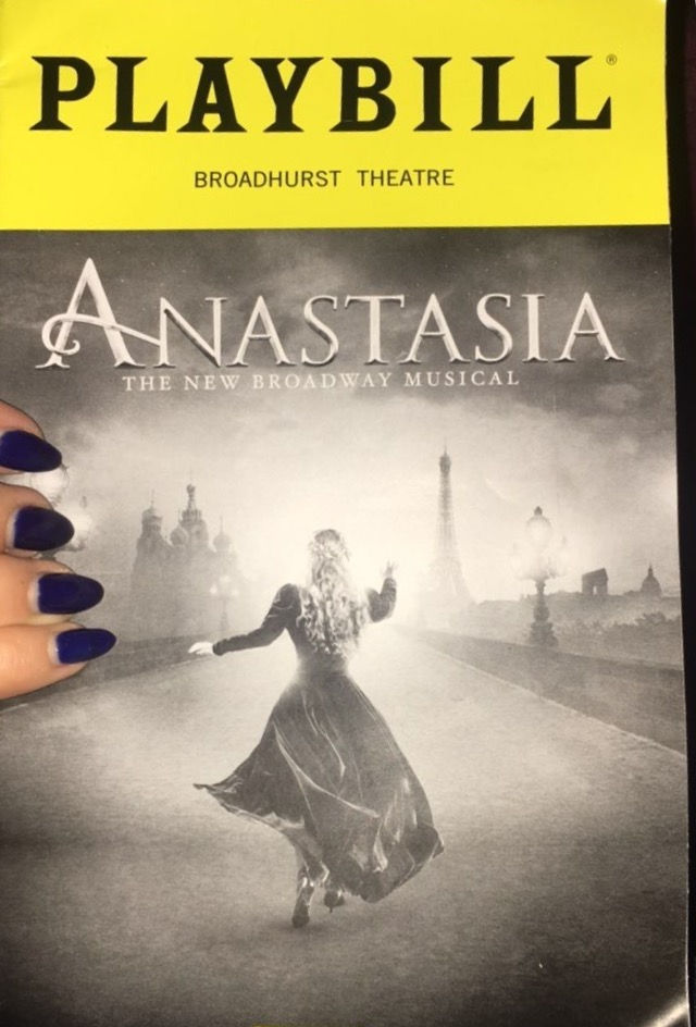 anastasia the musical, anastasia, musical, review, playbill, broadway, musicals, anastasia review