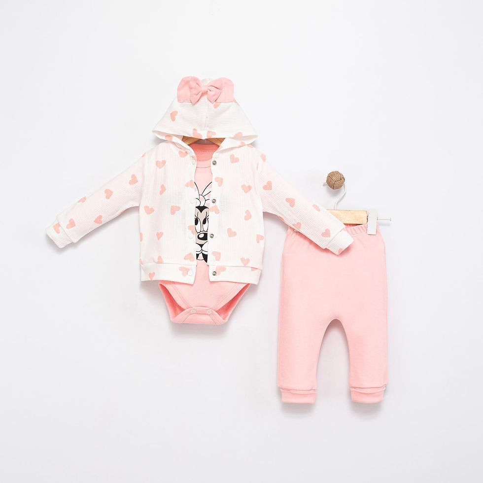 6045- 3'lü hırkalı takım