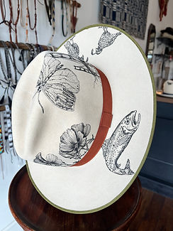 Custom illustrated hats