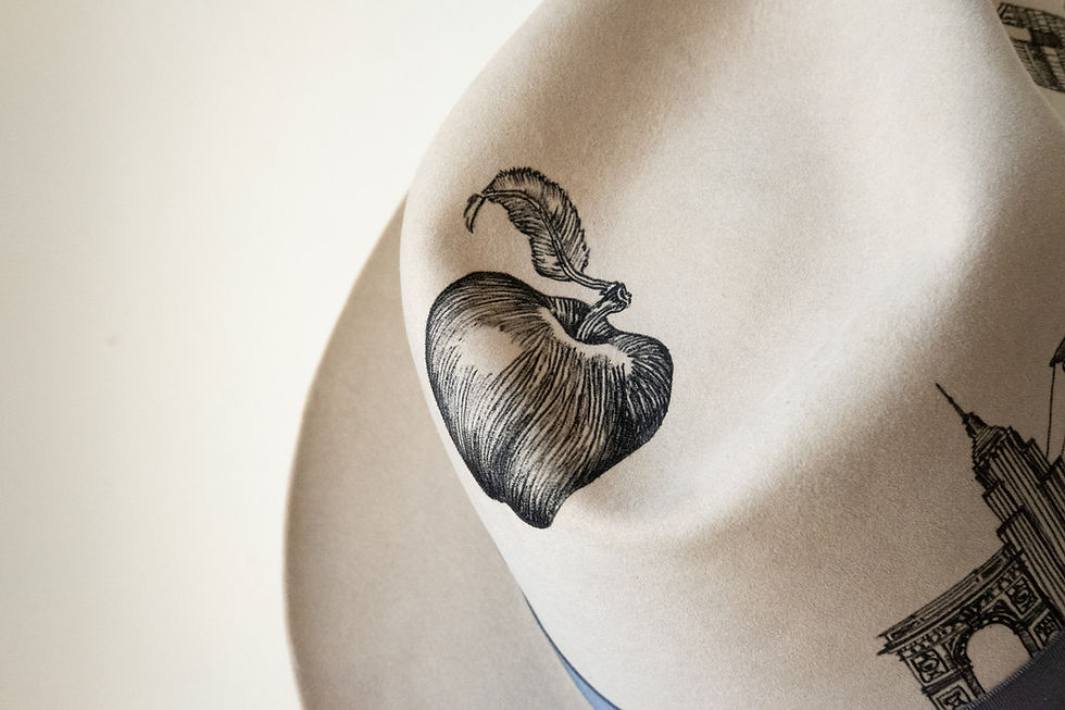 Thumbnail: Hand Illustrated New York Hat