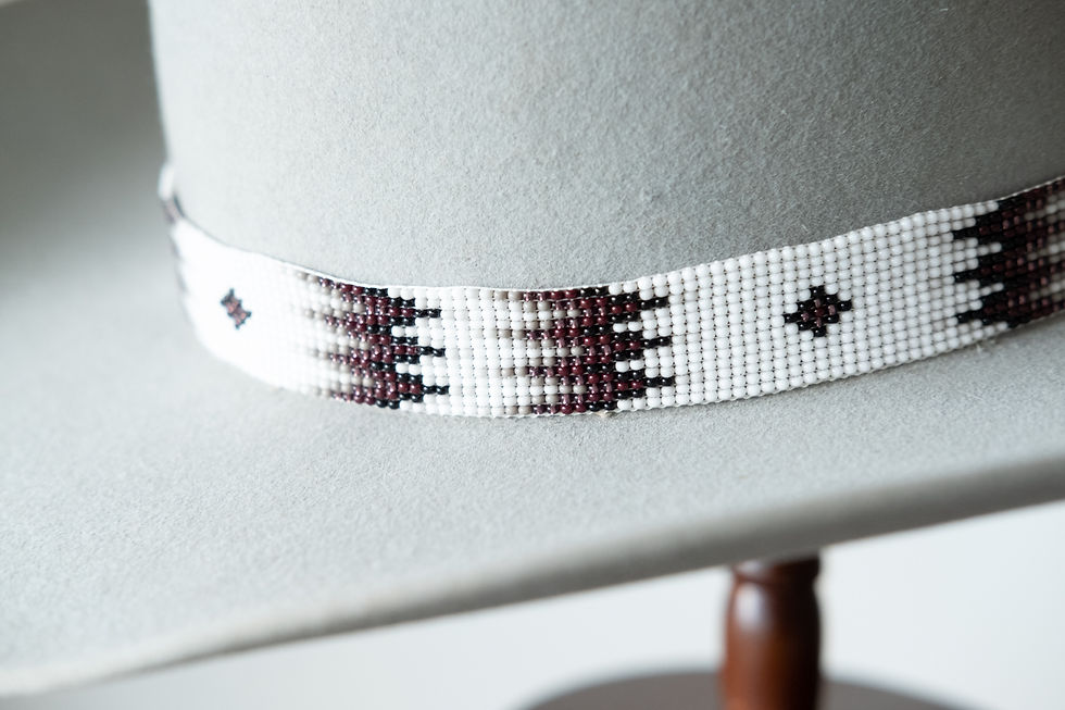 Thumbnail: Hand-loomed Beaded Hatband