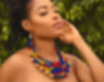 Collier en wax - Prisca